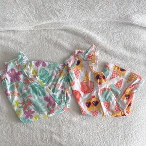 Carter's Floral Tropical Nightgown - Mint, Pink, Yellow